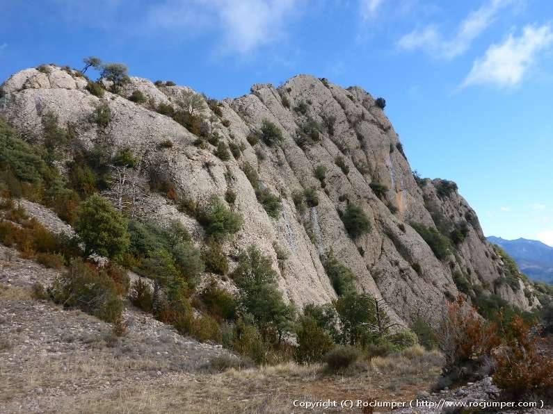 Vía de la Broca (IV+ 70 m) - Roca Subirana - Vall de Lord (Sant Llorenç de Morunys, Lleida)