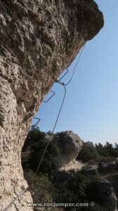 Variante K4+ - Vía Ferrata Tossal de les Venes de Rojalons - RocJumper