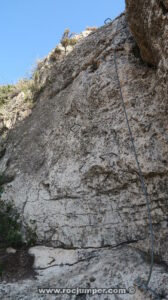 Variante K2 - Vía Ferrata Tossal de les Venes de Rojalons - RocJumper