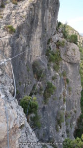 Puente Tibetano Tramo 2 - Vía Ferrata Penyaflor - Els Reguers - RocJumper