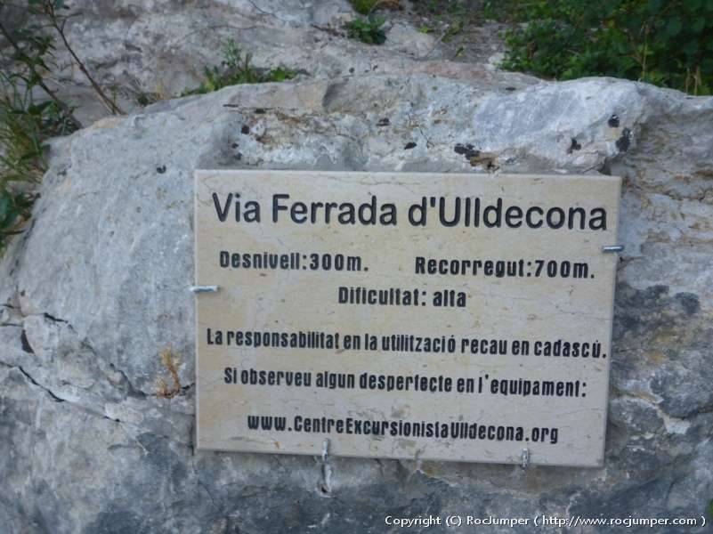Inicio Vía Ferrata Ulldecona
