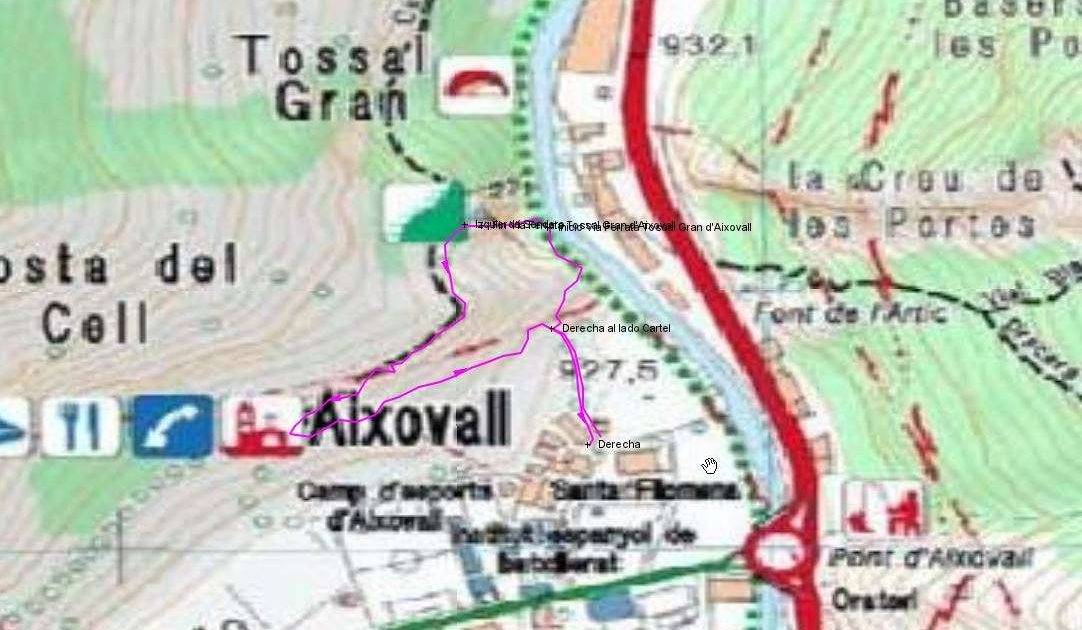 via-ferrata-tossal-gran-d-aixoval-andorra-mapa