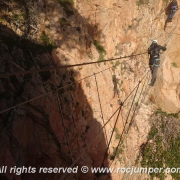 Puente Tramo 2 - Vía Ferrata Cala de Molí