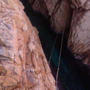 Puente Tibetano - Escalfer - Vía Ferrata Cala de Molí