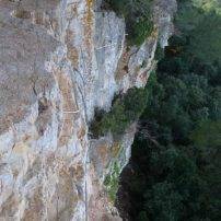 Vía Ferrata La Feixa del Colom K2 (Montblanc, Tarragona)