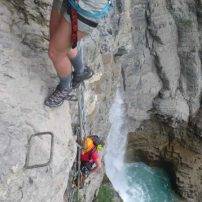 Vía Ferrata Cascada del Sorrosal K2 (Broto, Huesca)