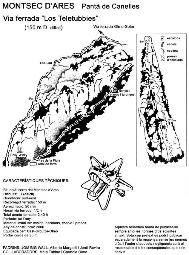 via-ferrata-los-teletubbies-corca-lleida-topo