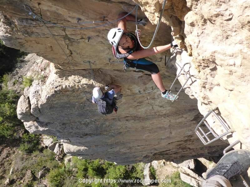 Vía Ferrata Urquiza Olmo - Variante muy difícil - Les Escales de Sant Jordi