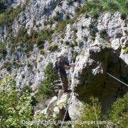 Puente Tibetano 2 via ferrata cingle de cal curt 