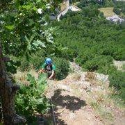 Tramo 1 Muro 2 Vía Ferrata Poi d'Unha