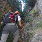 Canal inicial de Vía Ferrata Sant Jordi o de la Llum o Fecsa 