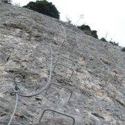 Tramo Vertical Vía Ferrata Roques de l'Empalomar