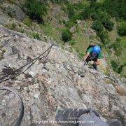 Tramo 3 Escudo Vía Ferrata Poi d'Unha