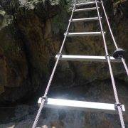 Tramo 3 Escalera Inclinada Vía Ferrata Poi d'Unha