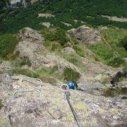 Tramo 3 Ultimo Muro Vía Ferrata Poi d'Unha