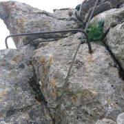 Vía Ferrata Camorro 1 Bajo Tirolina Salida Grapa Grande Sierra de Torcal