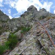 Vía Itzi Les Agudes Montseny Sendero Largo 1