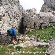 Vía Ferrata Camorro 2 3 4 Alto acceso rápel Sierra de Torcal