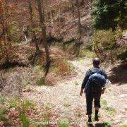 Vía Itzi Les Agudes Montseny Sendero Retorno Desvío Derecha Pista