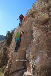 Variante K3 - Vía Ferrata Roies de Pinyana - RocJumper