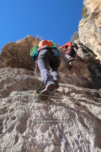 Variante K3 - Vía Ferrata Roies de Pinyana - RocJumper