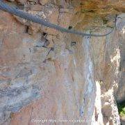 Vía Ferrata Canal de los Olmos - Flanqueo