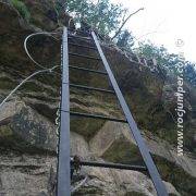 Vía Ferrata Los Duendes de Sorrosal - Escalera