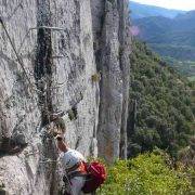 Vía Ferrata Foradada del Toscar Tramo 1 Vertical