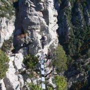 Vía Ferrata Croqueta de Obarra Tramo 3 Puente