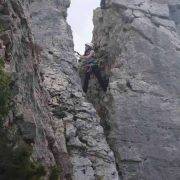 Vía Ferrata Foradada del Toscar Tramo 2 Paso