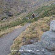 Mulhacén - 7 Lagunas - Alcazaba desde Refugio Poqueira - Hito