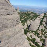 Vía Ignasi Jorba - Magdalena Superior Montserrat - Largo 3 Vistas