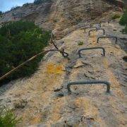 Vía Ferrata Castellote - Tramo 2 placa