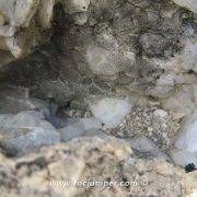 Vía Ferrata Cuevas de Cañart - Tramo 1 agujero cristales cuarzo