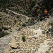 Vía Ferrata Cuevas de Cañart - Tramo 1 resalte