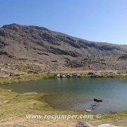 Mulhacén - 7 Lagunas - Alcazaba desde Refugio Poqueira - Laguna