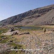 Mulhacén - 7 Lagunas - Alcazaba desde Refugio Poqueira - Laguna