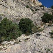 Vía Ferrata Cuevas de Cañart - Tramo 2 inicio