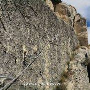 Vía Ferrata Cuevas de Cañart - Tramo 2 diagonal