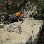 Vía Ferrata Cuevas de Cañart - Tramo 2 final