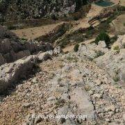 Vía Ferrata Cuevas de Cañart - Rampa destrepe