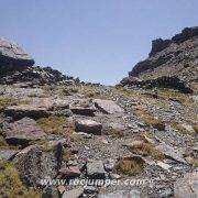 Mulhacén - 7 Lagunas - Alcazaba desde Refugio Poqueira - Collado