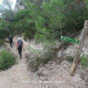 Punta Rodona (100 Cims) - Subida sendero Palo Indicador