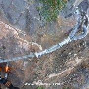 Vía Ferrata la Cantera de La Vilavella - Tramo 1 Cable de Vida