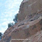 Vía Ferrata la Cantera de La Vilavella - Tramo 5 Rápel volado 24 m