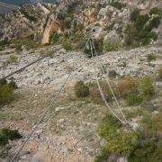 Tirolina Roca Figueral Sistema de Freno Final