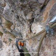 Vía Ferrata Roca del Molí - Flanqueo