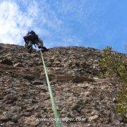 Largo 3 Canal - Vía Agullòlegs · El Xumet (V/A1e115 m) (Montserrat, Barcelona)