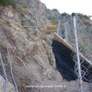 Vía Ferrata la Cantera de La Vilavella - Tramo 6 camino cadenas