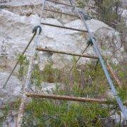 Tramo 2 Escalera - Vía Ferrata Vall d'Uixó Mondragó